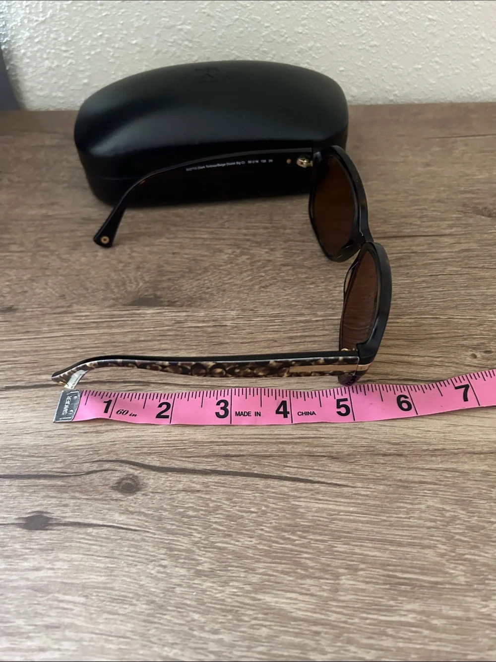 Coach Black Frame Sunglasses with Brown Lenses with Rx